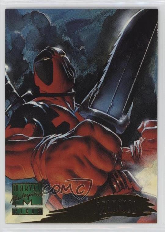 1995 Fleer Marvel Masterpieces Deadpool #120 0nr3