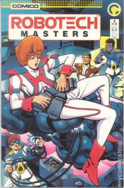 Robotech Masters #8 VF 1986 immagine stock