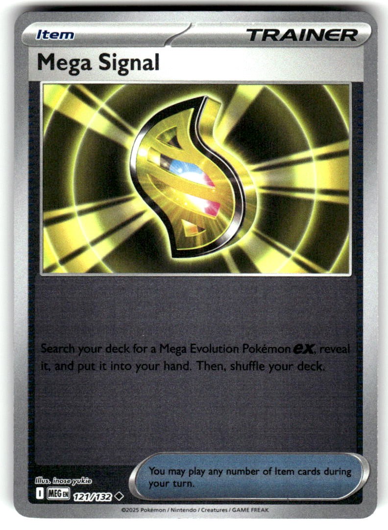 Mega Signal Reverse Holo Non Comune Mega Evolution 121/132 quasi nuovo