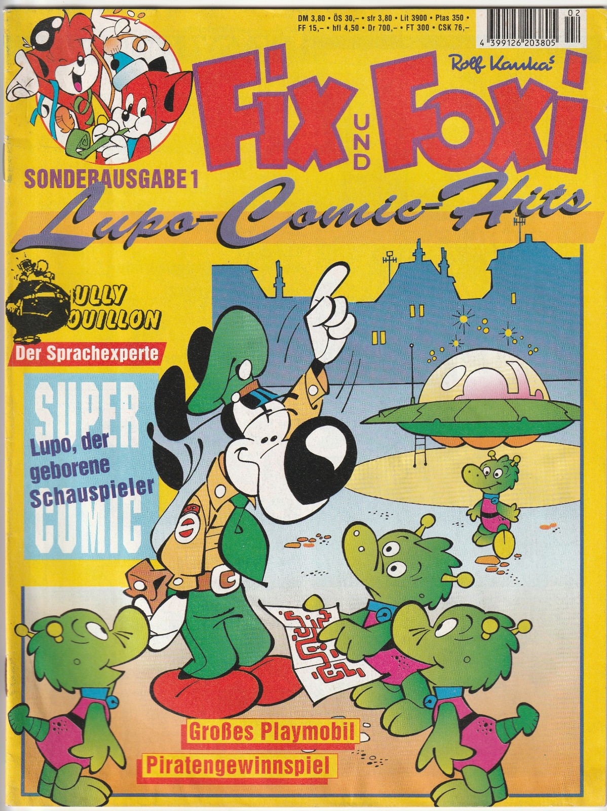 ✪ FIX & FOXI EDIZIONE SPECIALE #1 Lupo Comic Hits, Pabel/Moewig 1995 COMICHEFT Z1-