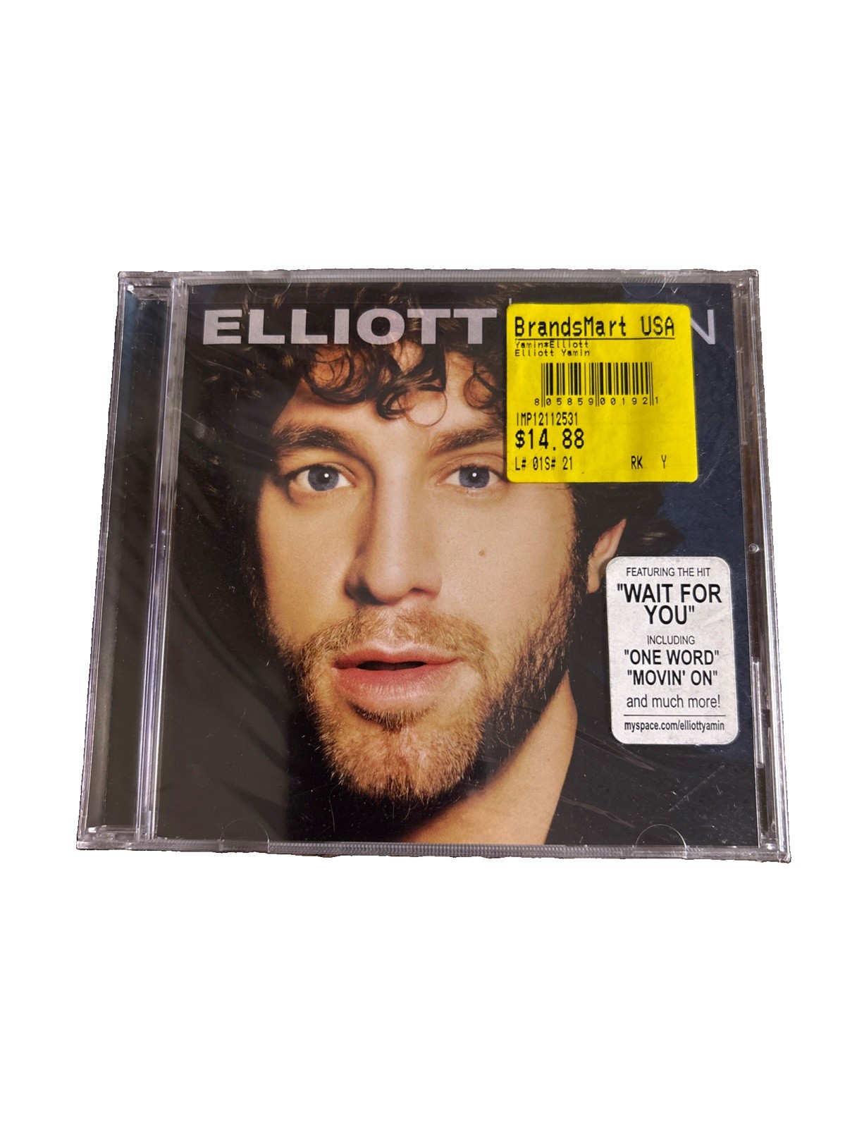 Elliott Yamin Self-Titled CD 2007 Pop R&B Music Album American Idol Singer