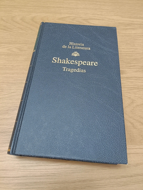 Libro Shakespeare. Tragedias.