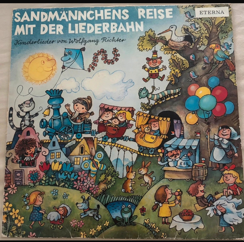 LP Vinyl-Schallplatte Sandmännchens Reise Mit De Eterna DDR/GDR