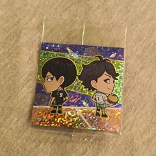Haikyu!! Adesivi wafer foil segreto raro Tobio Kageyama & toru Oikawa vol.2