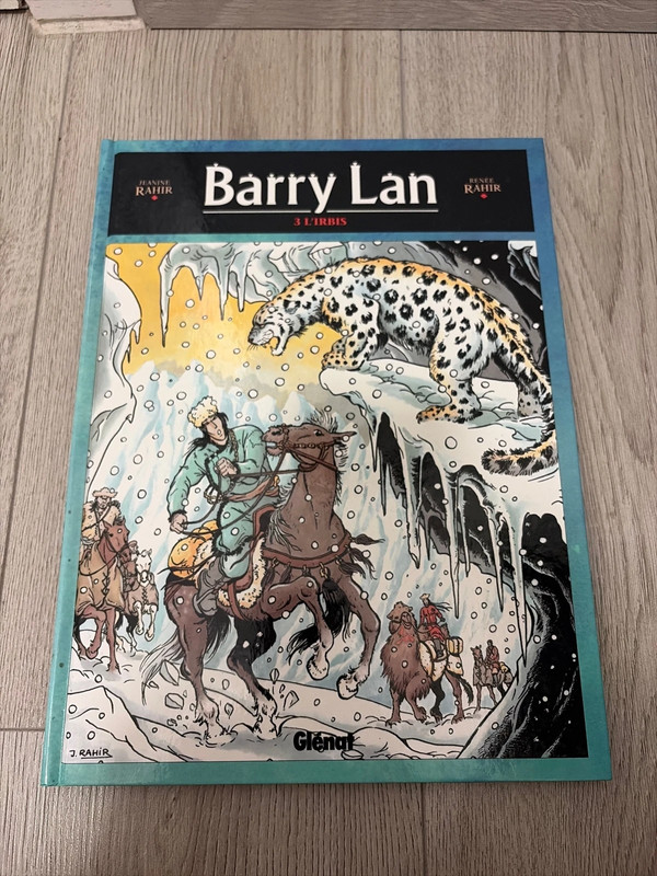 Bande dessinée • Dédicacée • 3 L’irbis • Barry Lan • Glénat @ Rahim