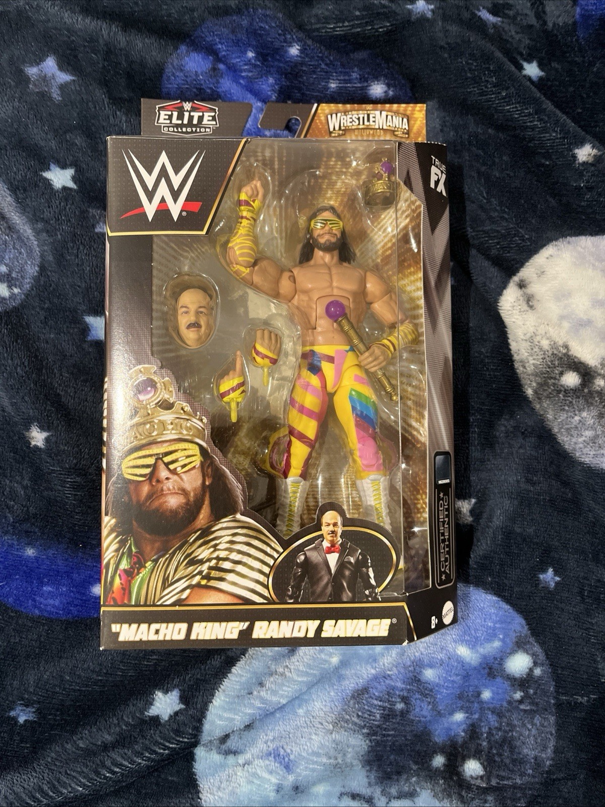 Mattel WWE Wrestlemania Elite Macho King MAN Randy Savage nuovo con scatola MOC