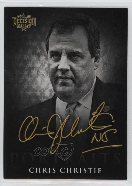 2016 Decision 2016 Candidate Portraits Retail Chris Christie #CP6 3p2