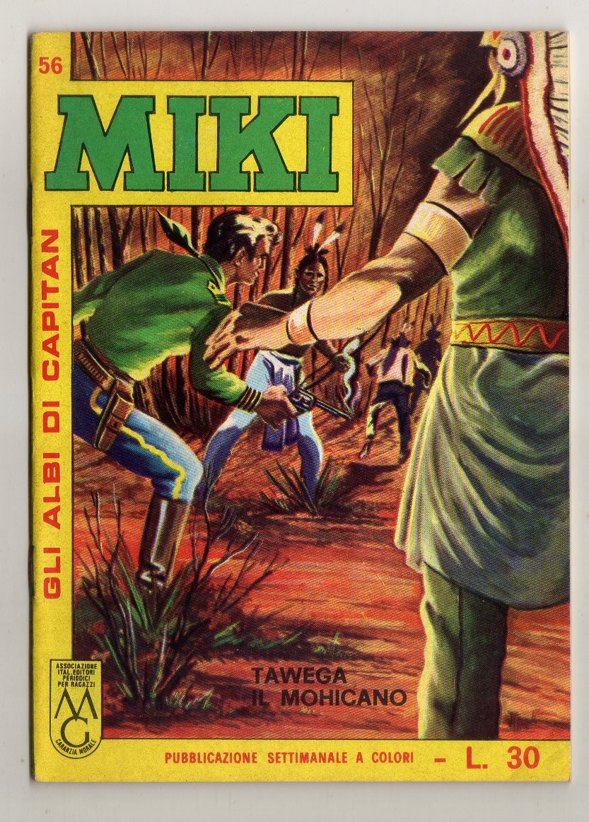 GLI ALBI DI CAPITAN MIKI-CINQUE ALBI IN BLOCCO(56-57-58-65-66)-1963-OCCASIONE!!!
