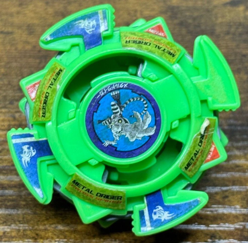 Metal Driger Green Beyblade Bakuten Shoot Takara #B1
