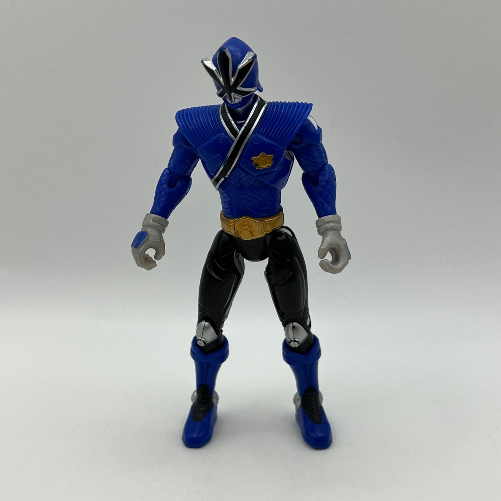 Modellino Power Rangers Samurai Blue Ranger Mega Mode 4" Bandai B4