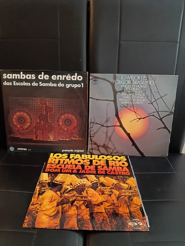Lote 3 Discos Vinilo Música Brasileña