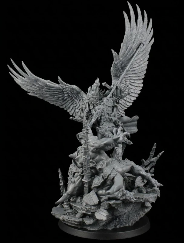 Sanguinius, Primarch Of The Blood Angels, With Diorama Base