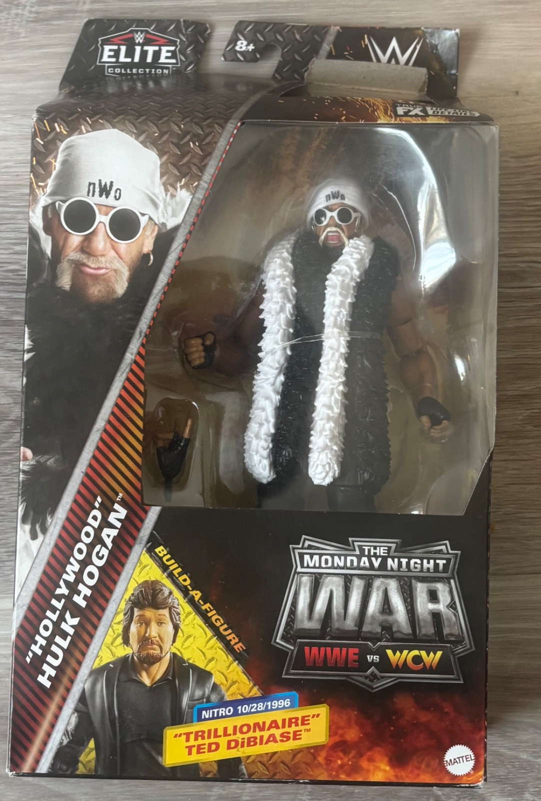 WWE Elite Monday Night War Hollywood Hulk Hogan nWo Figure Mattel Ted DiBiase BA