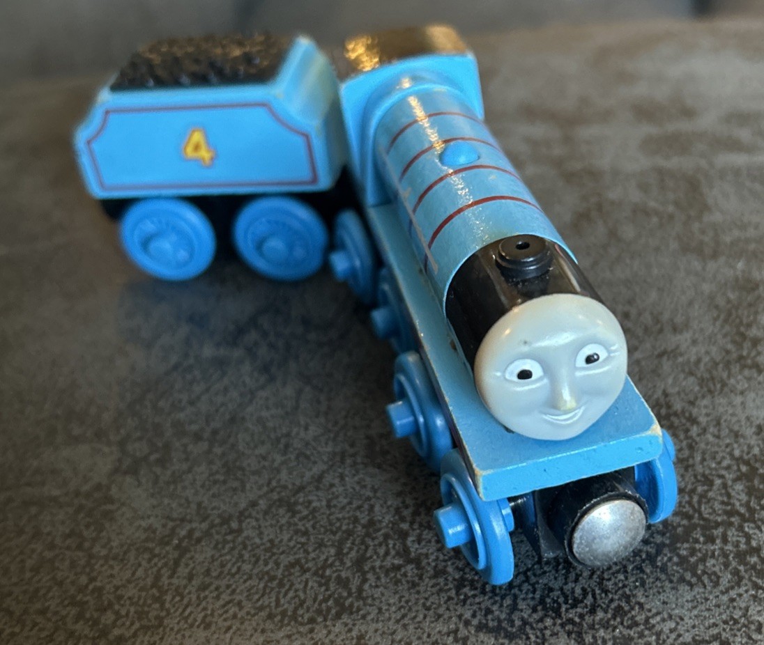Trenini ferroviari in legno Thomas the Tank Engine & Friends - Gordon e Tender anni 2000