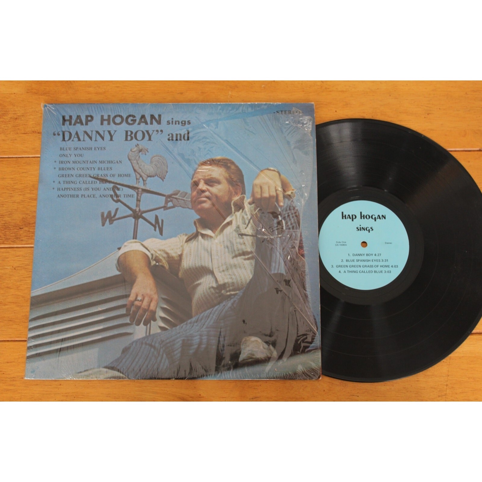 HAP HOGAN SINGS DANNY BOY LP 12" VINYL VG-