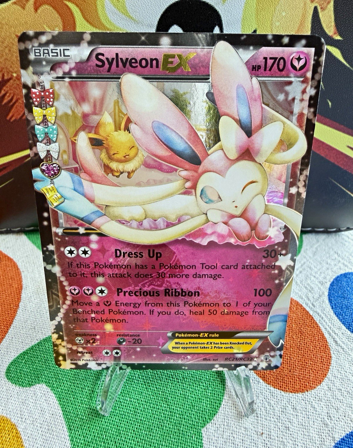 Sylveon EX (Full Art) RC21/RC32 Generazioni Collezione Radiante Ultra Rara Holo