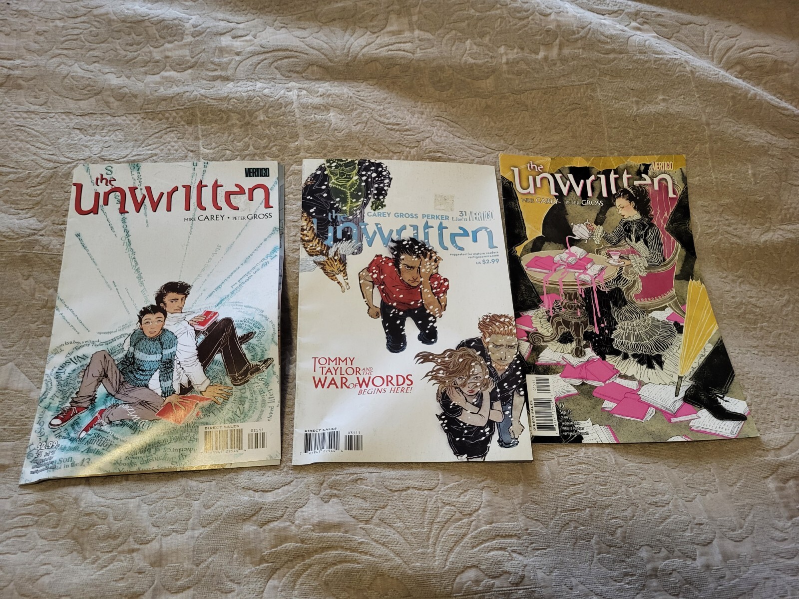 Unwritten Comic books See Photos Carey Gross Locke Broxton Set Of 3