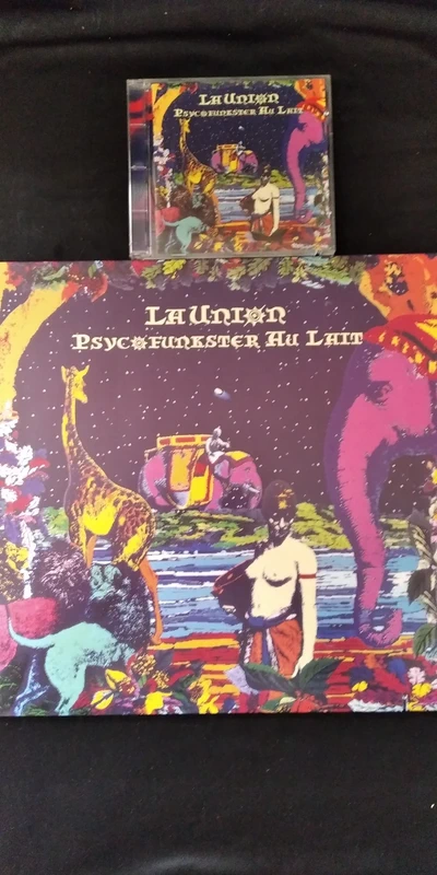 La Unión - Psycofunkster Au Lait LP + CD (1993)