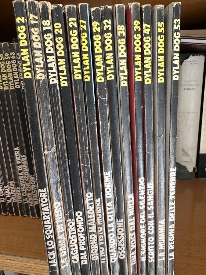 Dylan Dog lotto 13 numeri seconda ristampa fumetti vintage