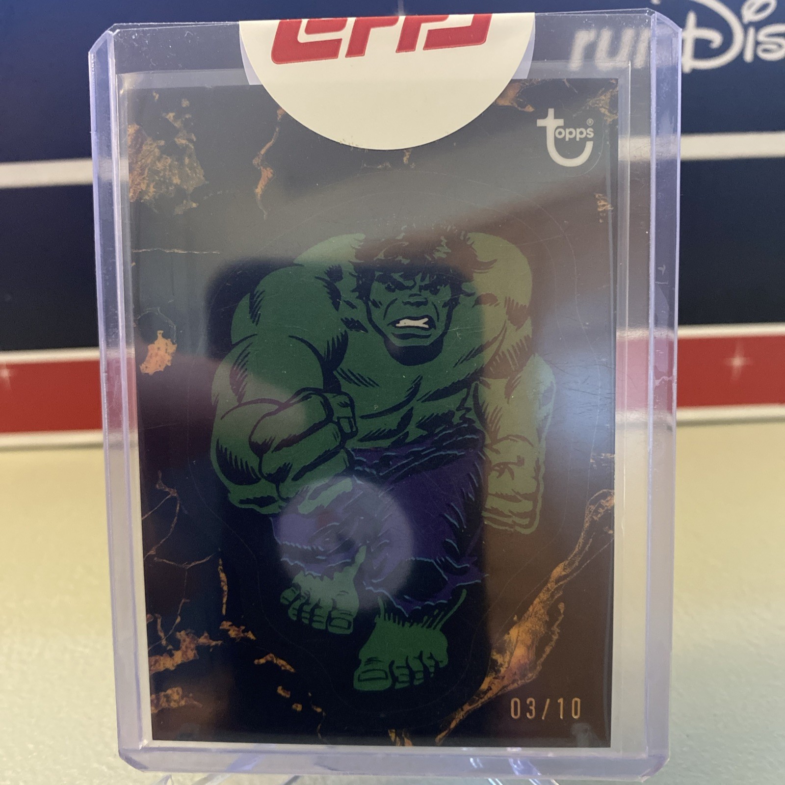 2025 Topps Marvel Comic Book Heroes 1975 Hulk Black And Gold /10 *Topps Sealed*