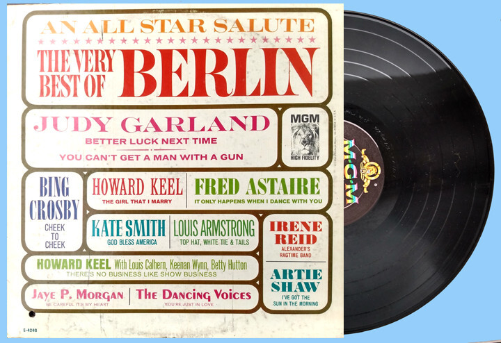 VERY BEST OF BERLIN  12" 33rpm JUDY GARLAND / BING CROSBY / ARTIE SHAW+more EX+!