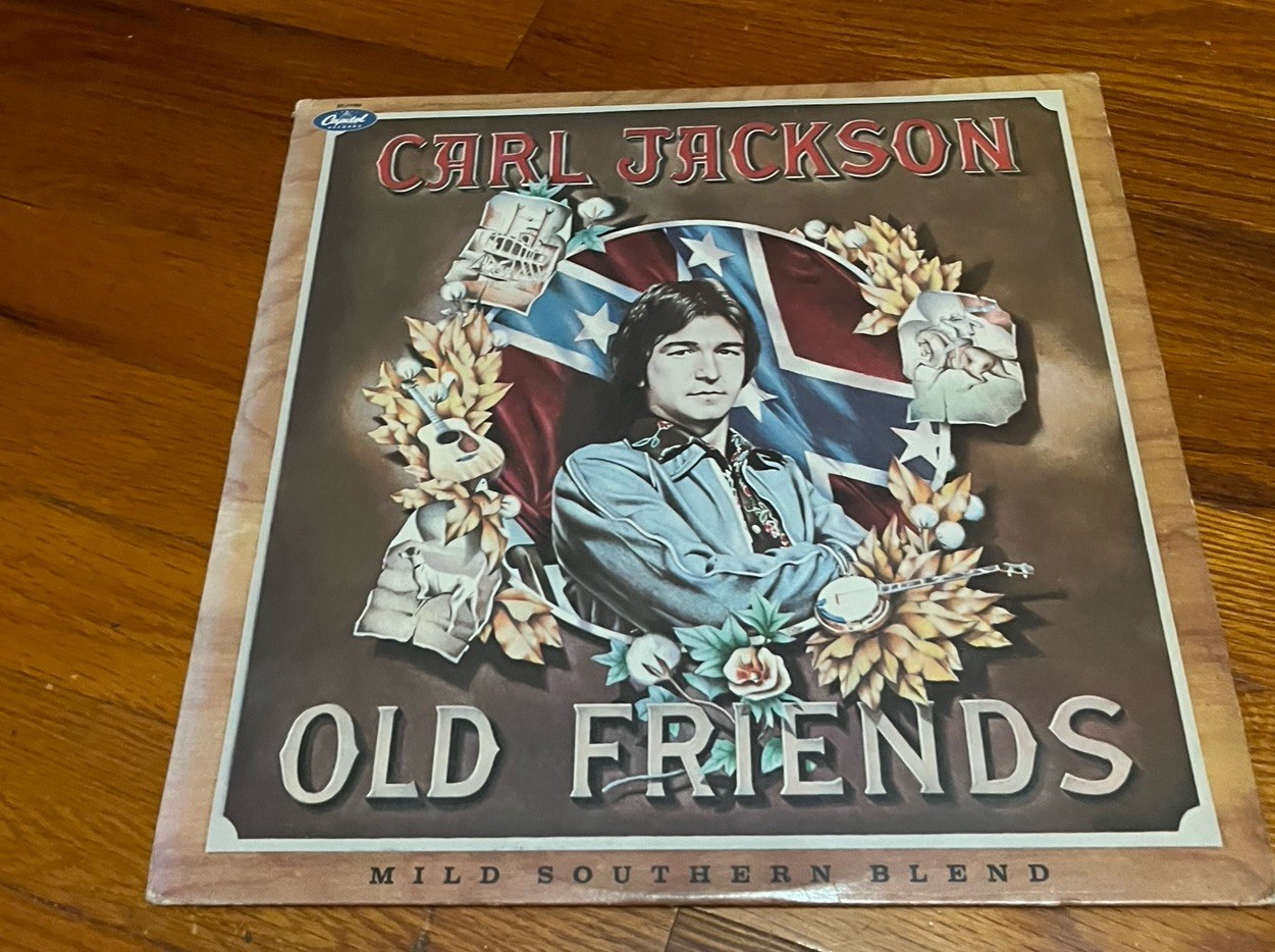 CARL JACKSON Old Friends Mild Southern Blend ORIGINAL 1978 LP Bluegrass Vinyl EX