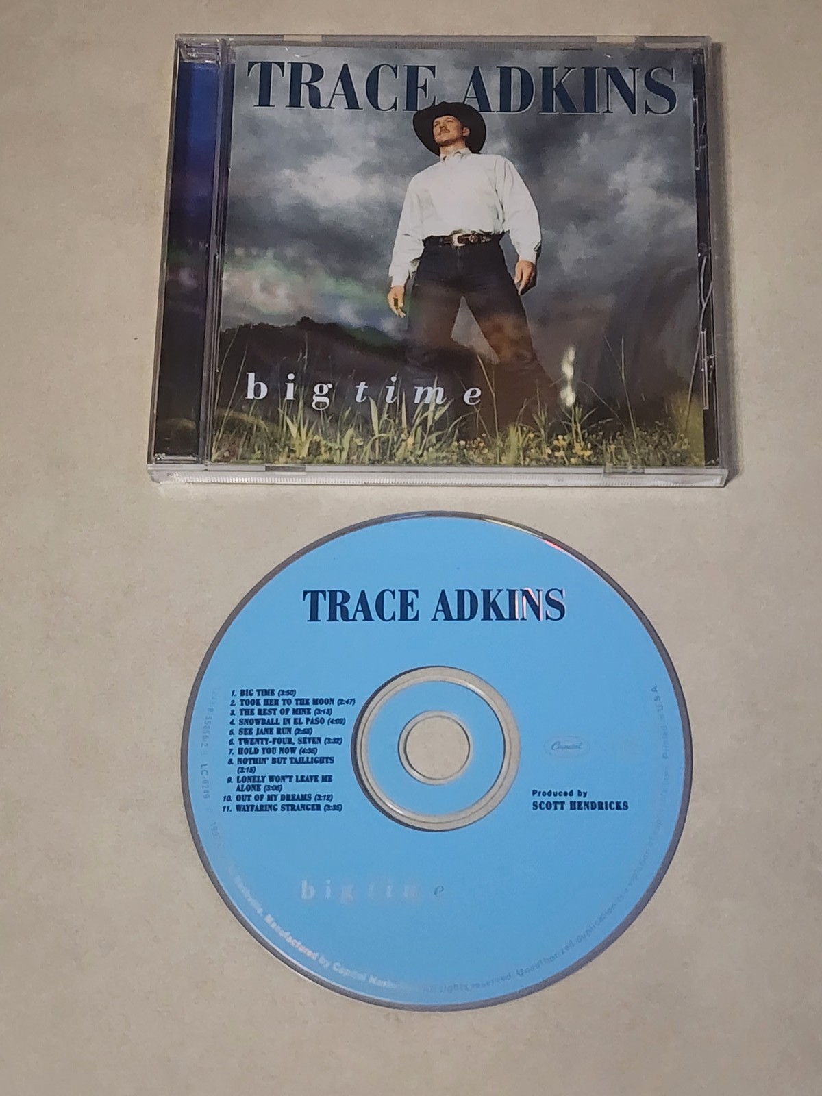 Trace Adkins Big time Capital Records Nashville 1997 CD