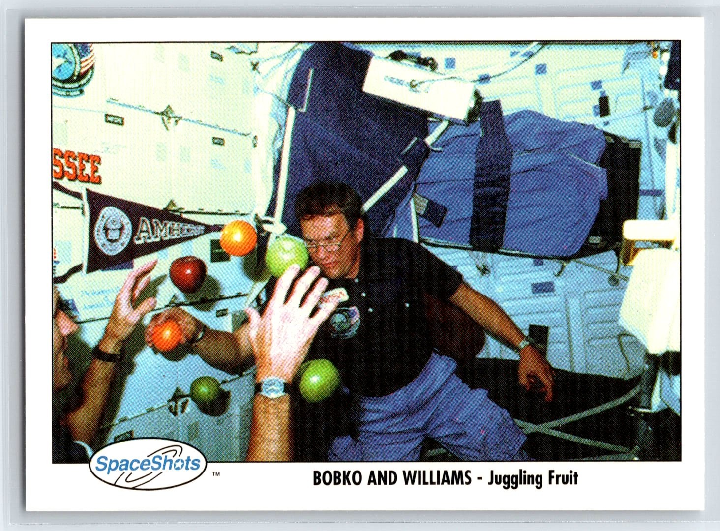 1990-92 Space Ventures Space Shots Bobko e Williams - Giocoleria Frutta #0134