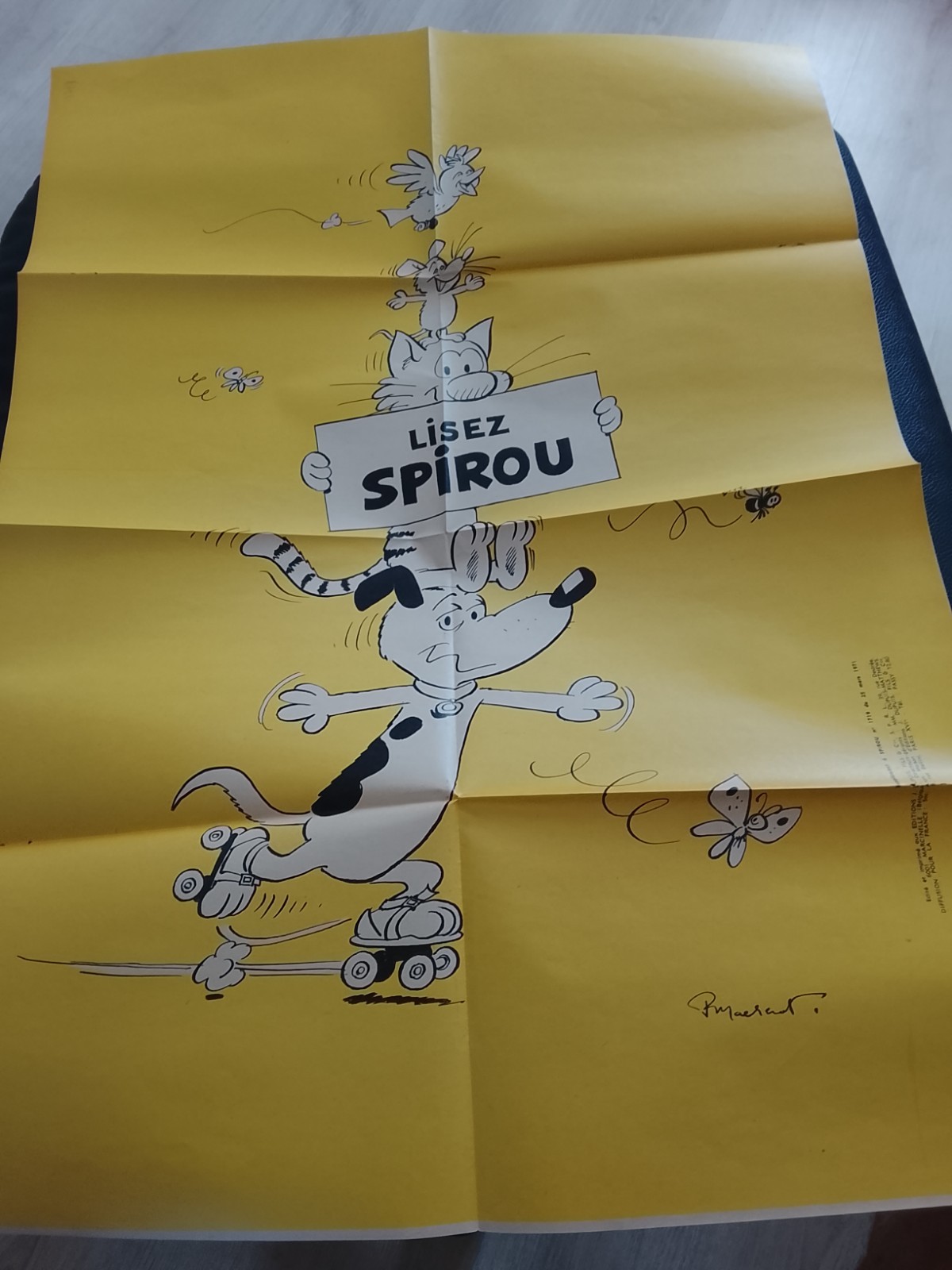 poster  lisez spirou Macherot