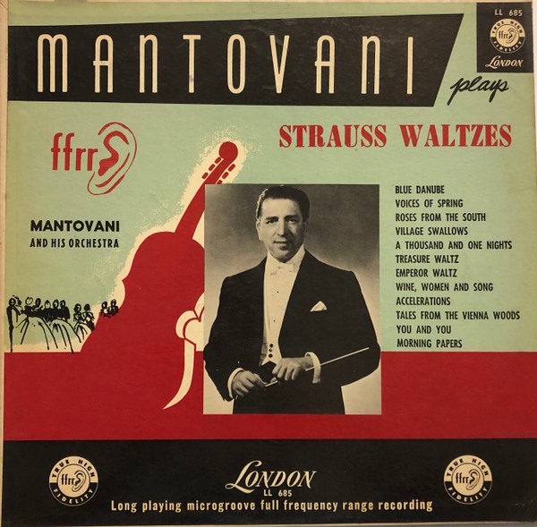 Johann Strauss Jr., Mantovani And His Orchestra, Strauss Waltzes, (LP, Album, Mo