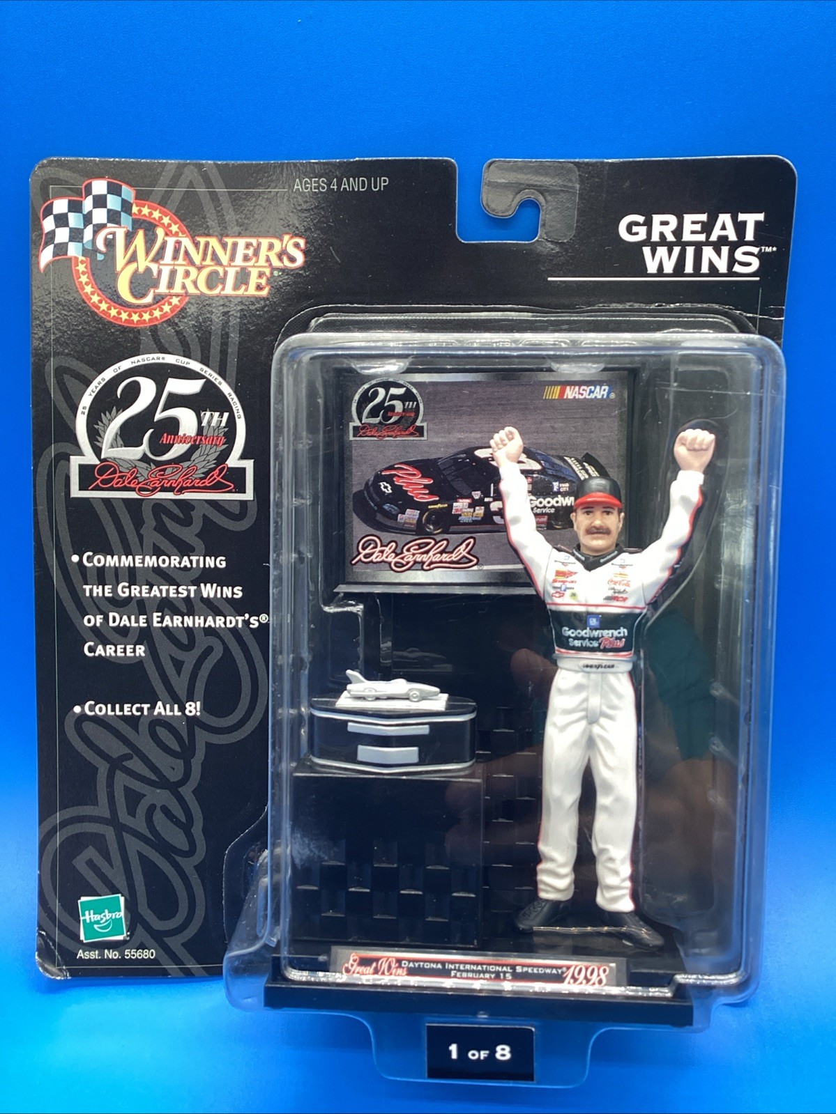 Figurina Winner Circle Dale Earnhardt 25° Anniversario Grandi Vittorie Daytona 500 