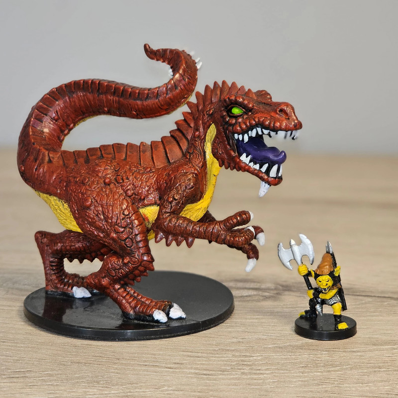 Dungeons & Dragons Miniatures – Giants of Legend 68/72 – Fiendish Tyrannosaurus – Uncommon