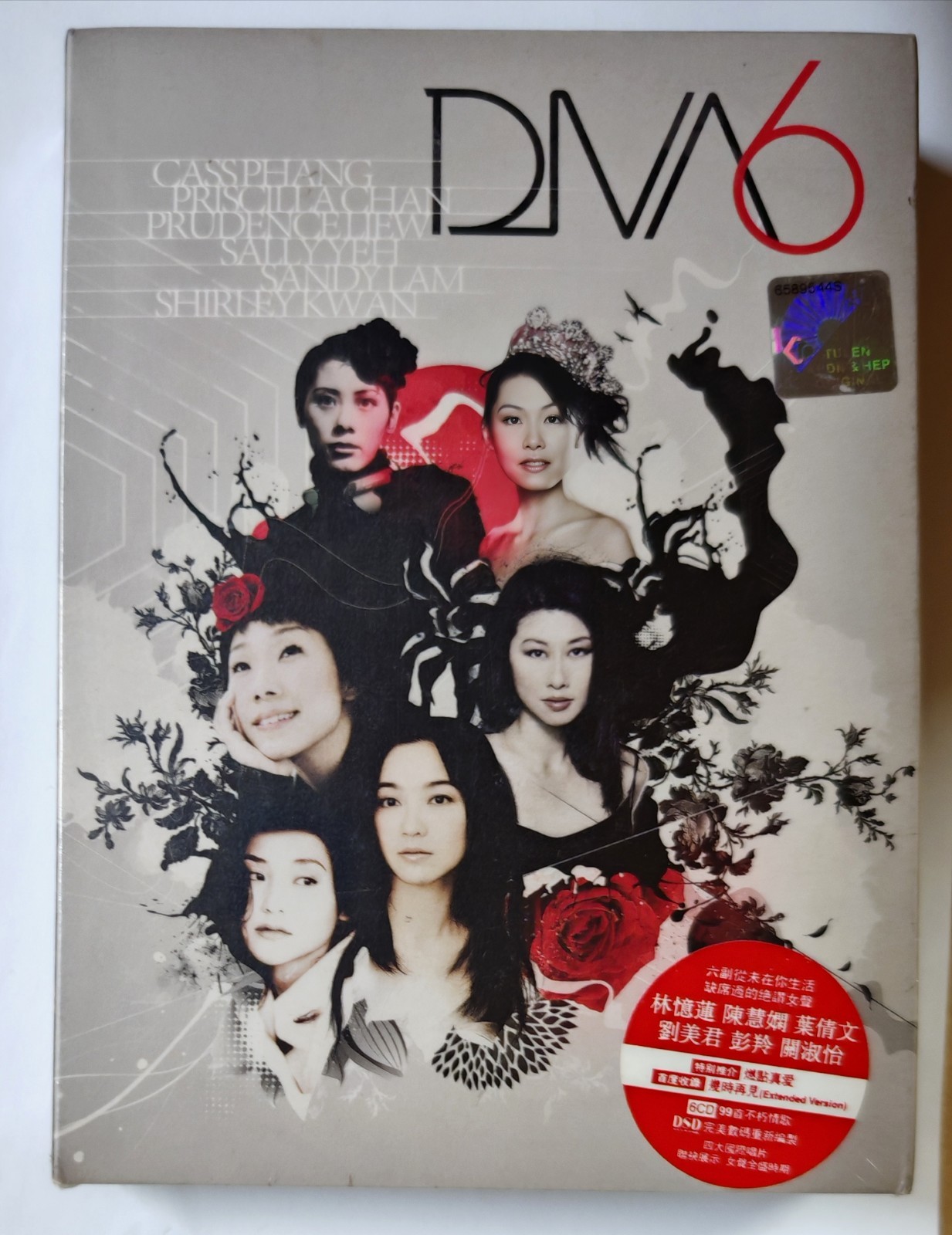 DIVA 6 林忆莲 陈慧娴 叶倩文 刘美君 彭羚 关淑怡 6xCD 99首不朽情歌 全新未拆封 Cass Phang Priscilla Chan New