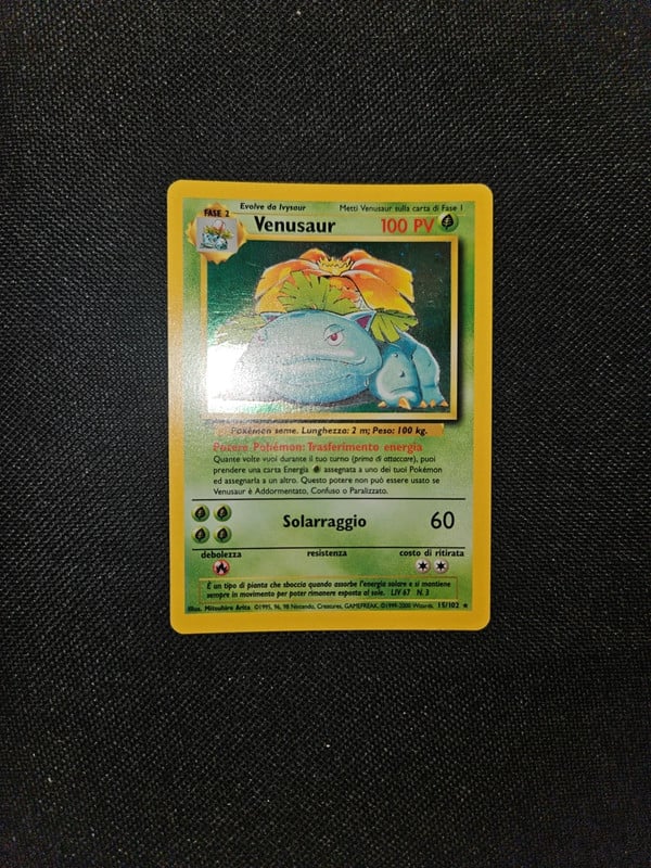 Venusaur set base ita 15 /102