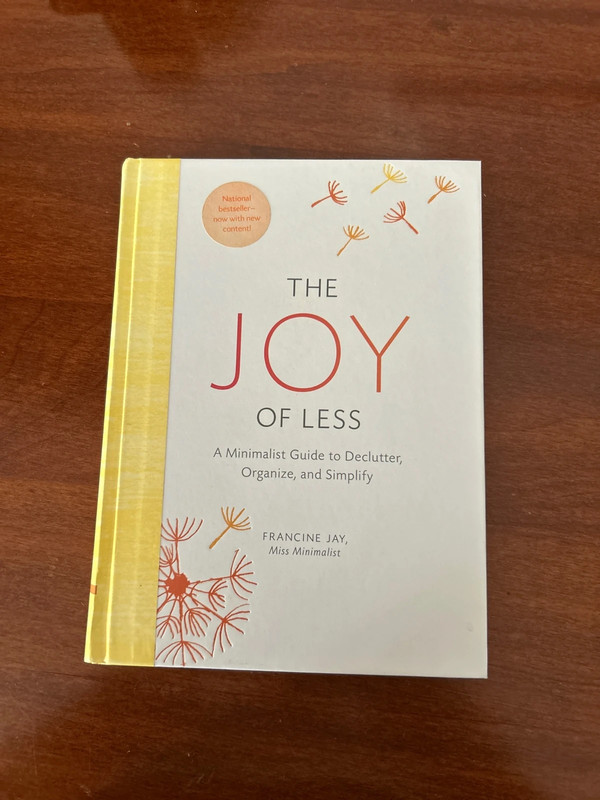 The Joy of Less – Hardcover English edition