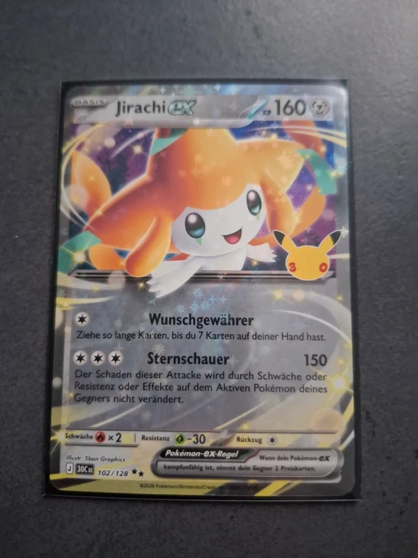 Jirachi ex 102 Deutsch - Pokemon 30th Celebrations