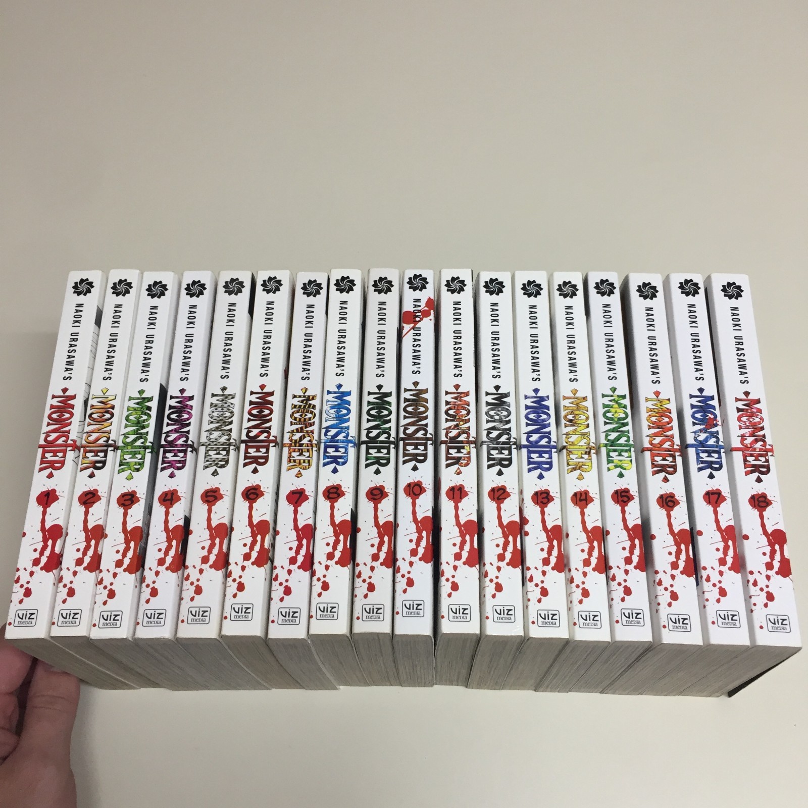 Monster Volume 1-18 Manga Inglese Set Completo Serie Singoli Naoki Urasawa