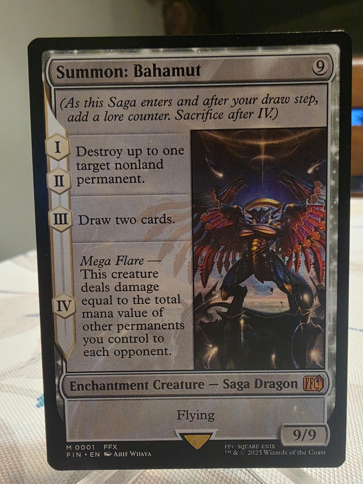 Summon: Bahamut Final Fantasy MTG non-foil NM