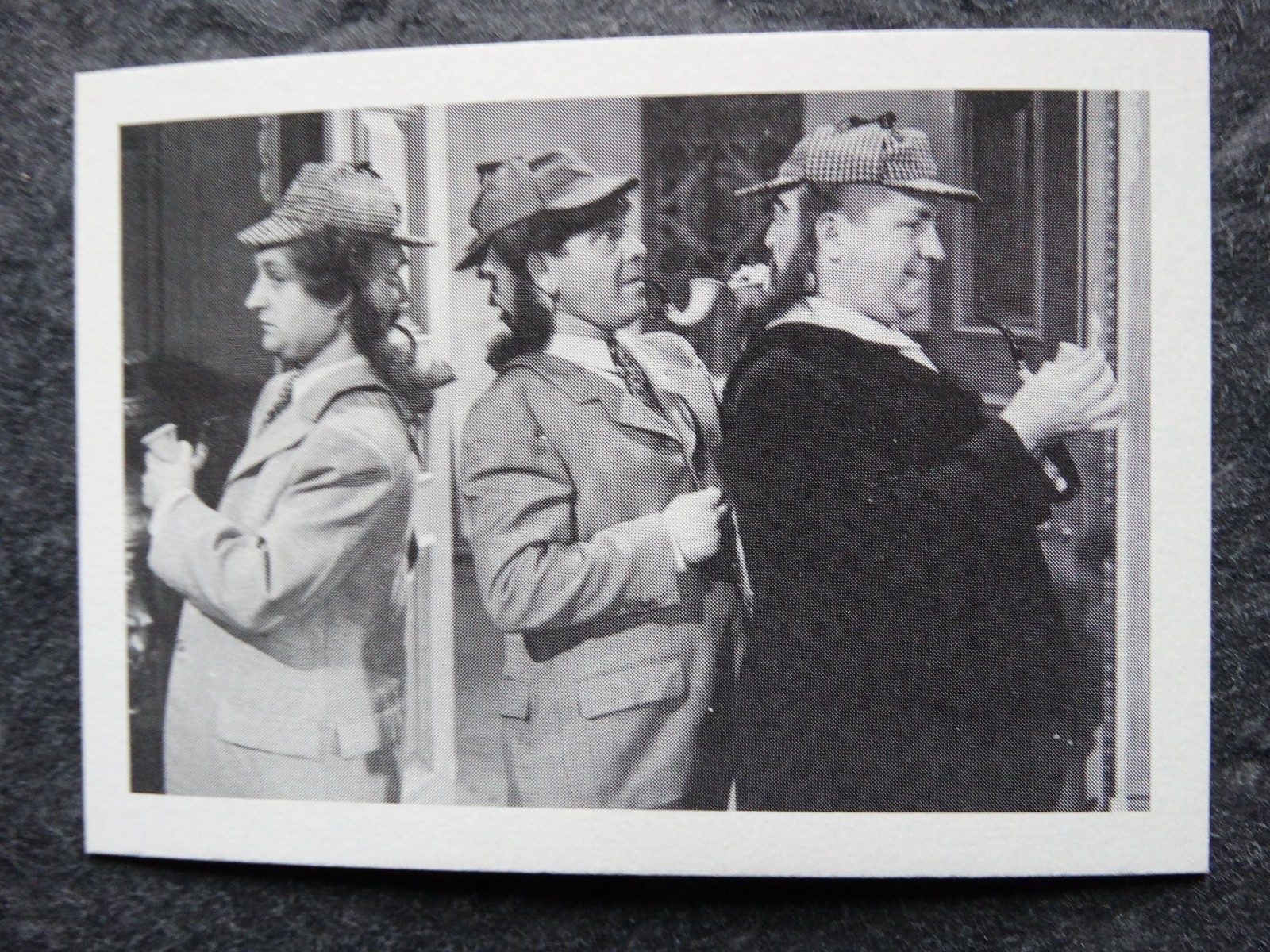 1985 FTCC The Three Stooges Trivia Backs #9 Moe Larry Curly Trading Card