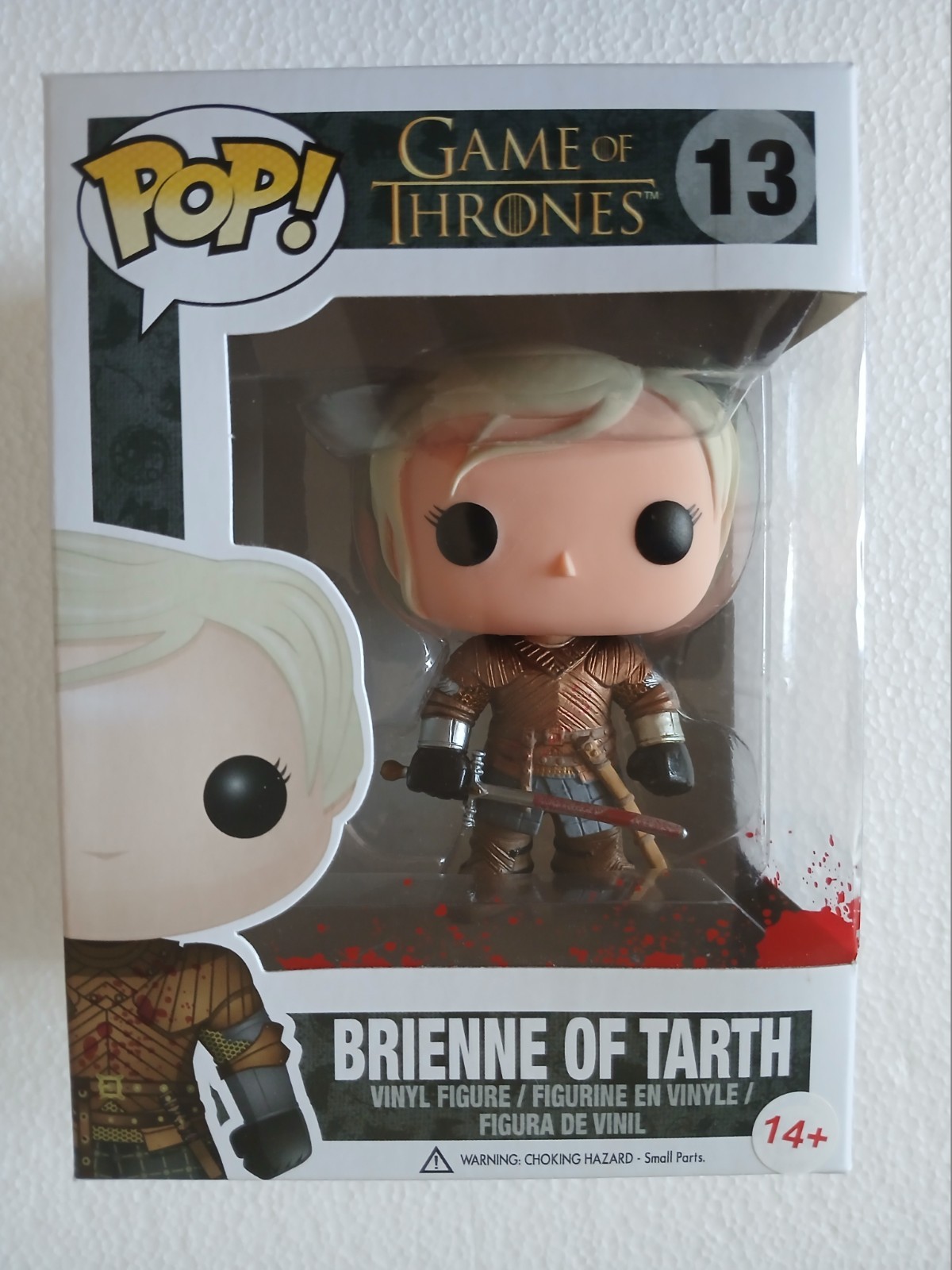 Funko Pop Brienne of Tarth Bloody 13  Television Game of Thrones
