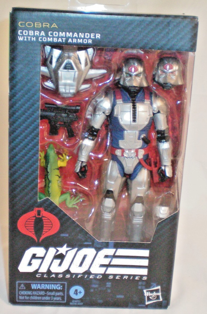 Modellino GI Joe Classified Series #168 Combat Armor Cobra Commander nuovo con scatola