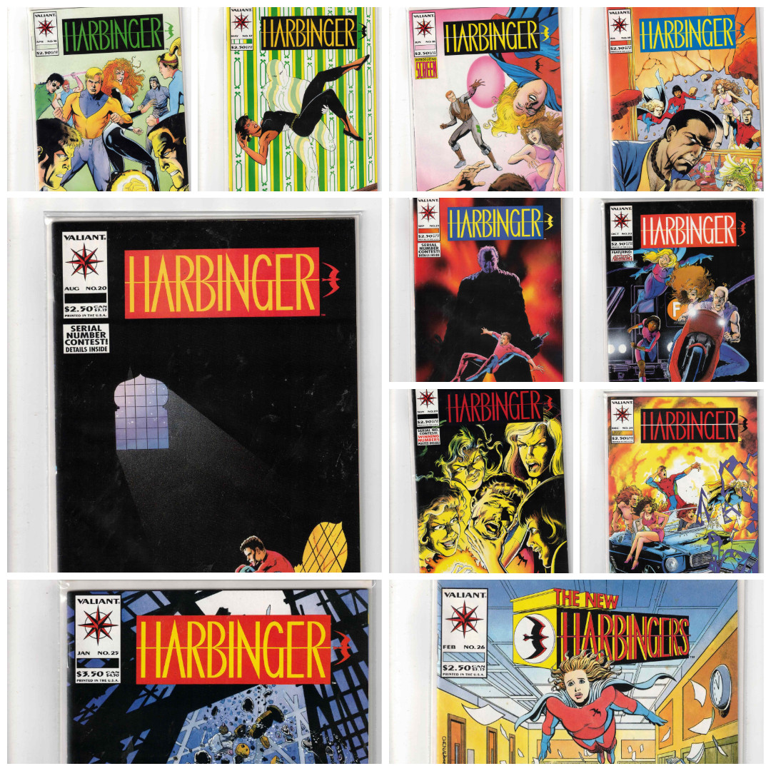 Lotto fumetti Harbinger Valiant numeri #16-26 vedi scansioni