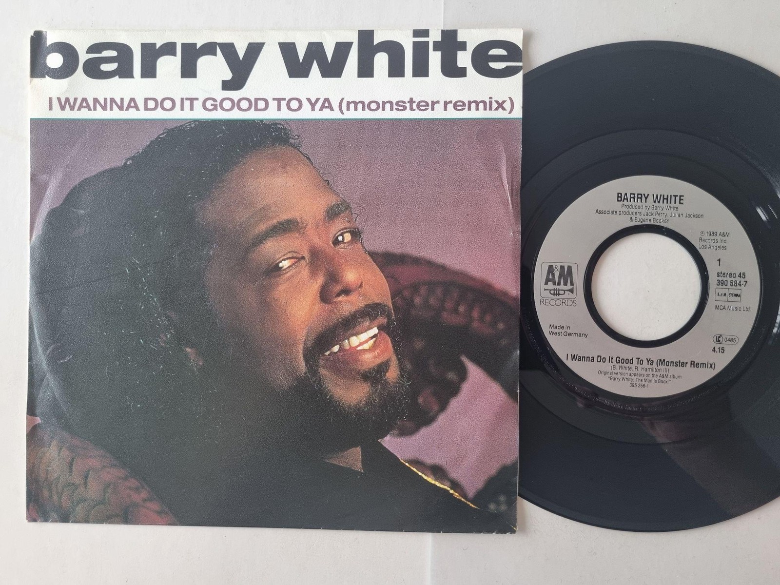 Barry White - I Wanna Do It Good To Ya 7'' Vinyl Germany