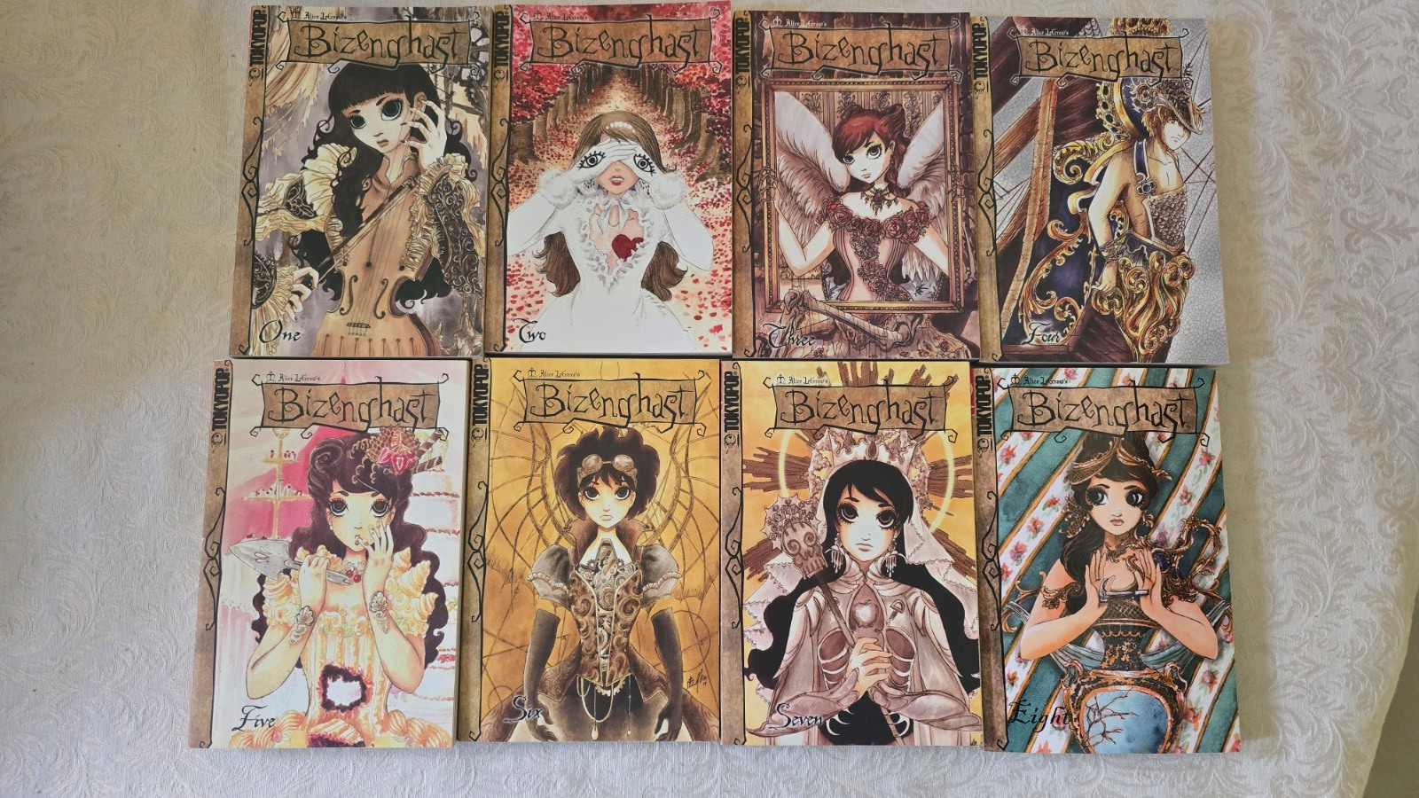 Bizenghast Vol 1-8 manga fuori produzione