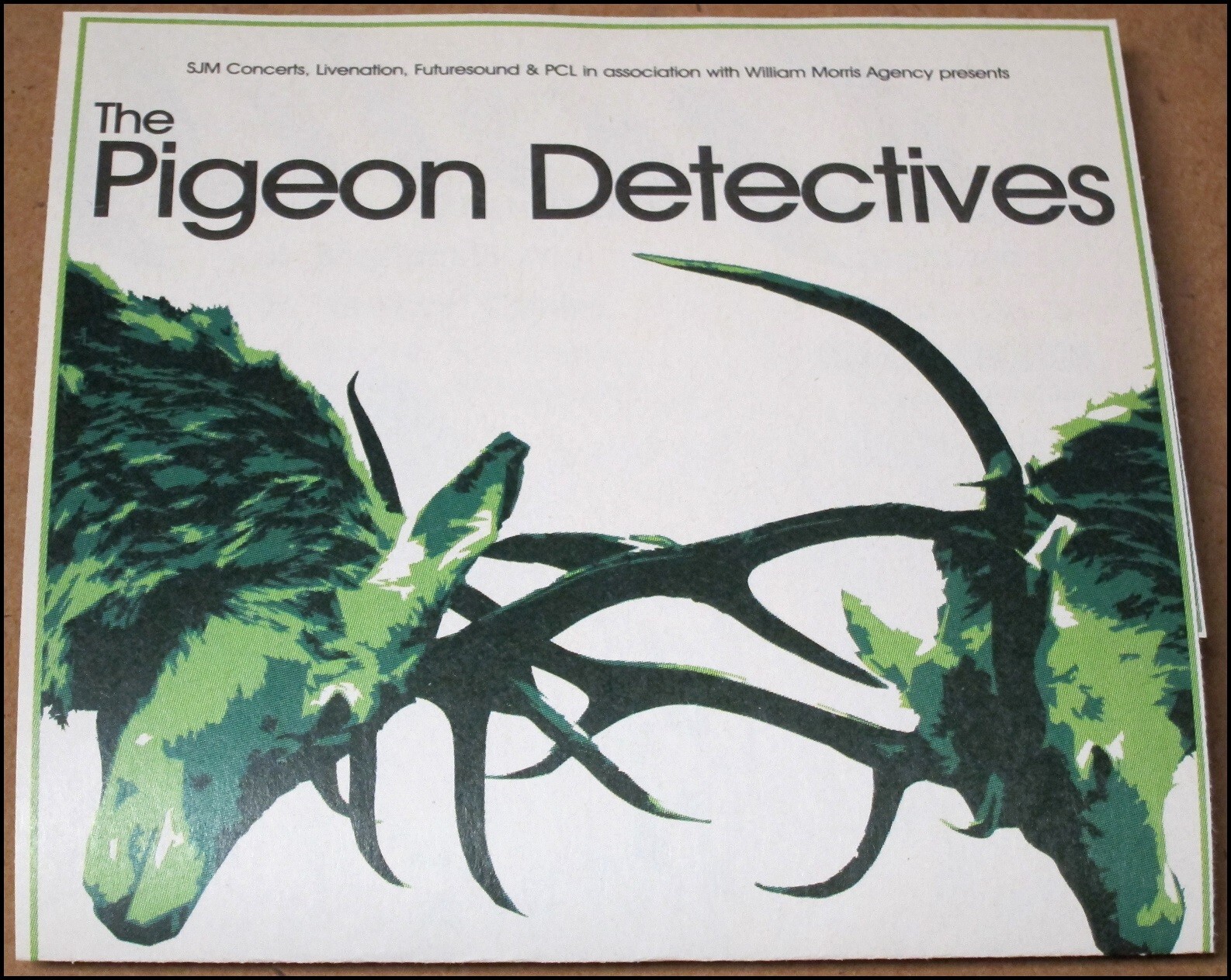 2008 The Pigeon Detectives Tour Regno Unito Stampa Pubblicità Clipping Aspettami