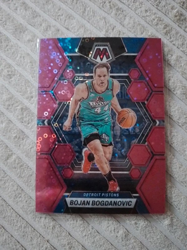 Carte NBA Bogdanovic Pistons numérotée /20