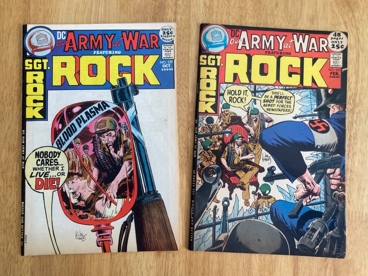 Lotto di *2* 1971-72 IL NOSTRO ESERCITO IN GUERRA/SGT. ROCK: #237, 241 (Vedi dettagli...)