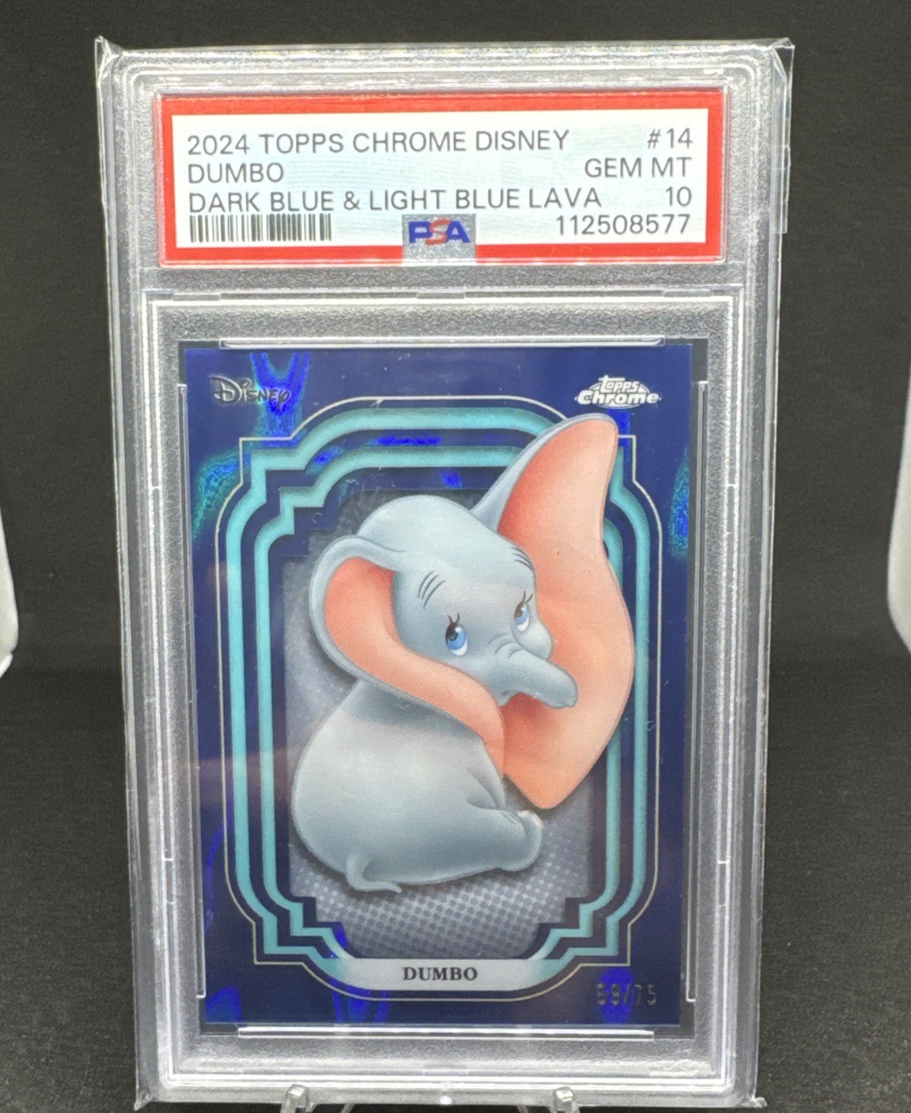 2024 Topps Chrome Disney - Dumbo /75 PSA 10 GEM MT