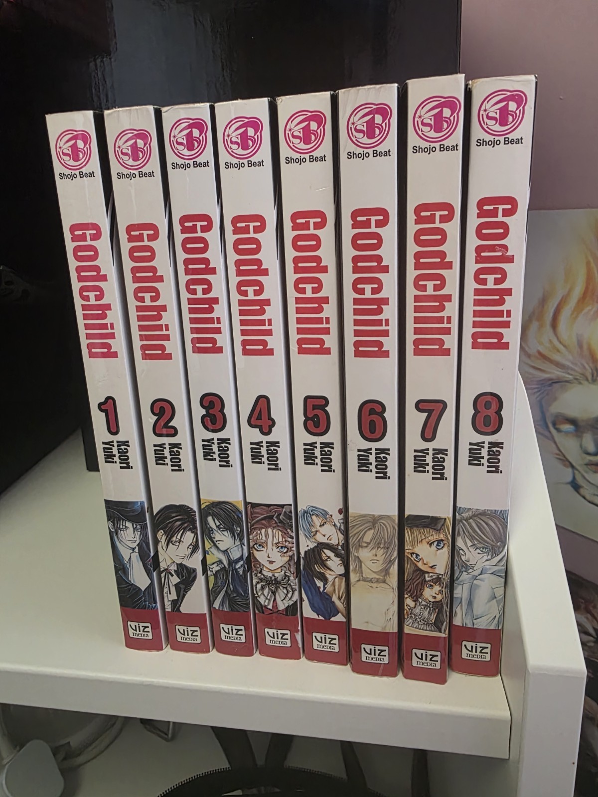 Kaori Yuki Godchild English Manga Complete Set Volumes 1-8 