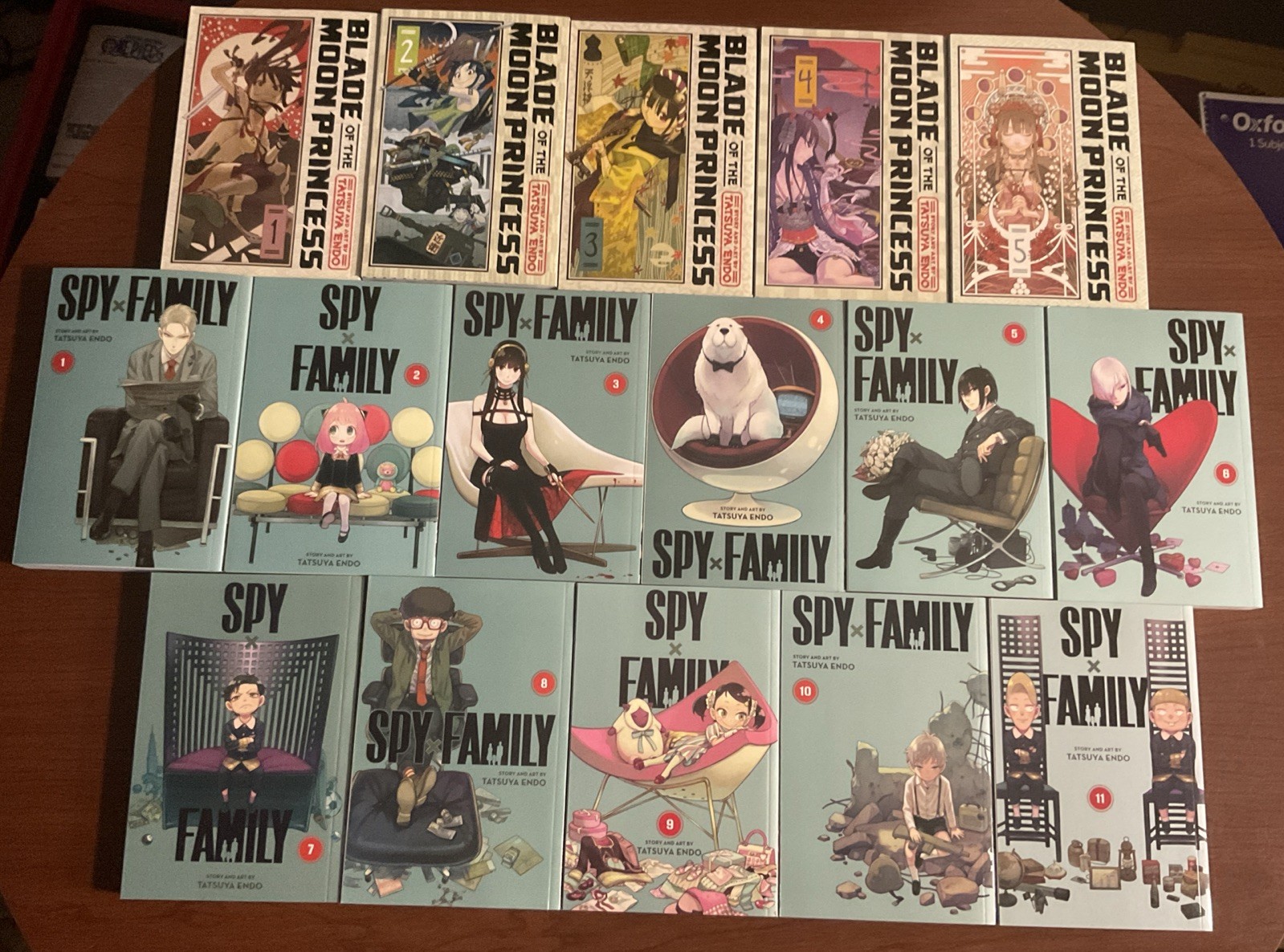 Spy x Family Manga Volumi 1-11 & Blade Of The Moon Princess 1-5 di Tatsuya Endo